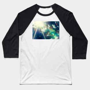 Sunburst through maple leaves Baseball T-Shirt